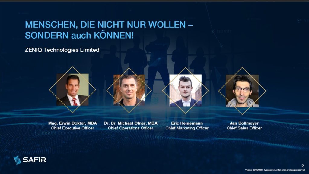 ZENIQ Mitglieder, ZENIQ Scam oder Betrug, ZENIQ Erfahrungen